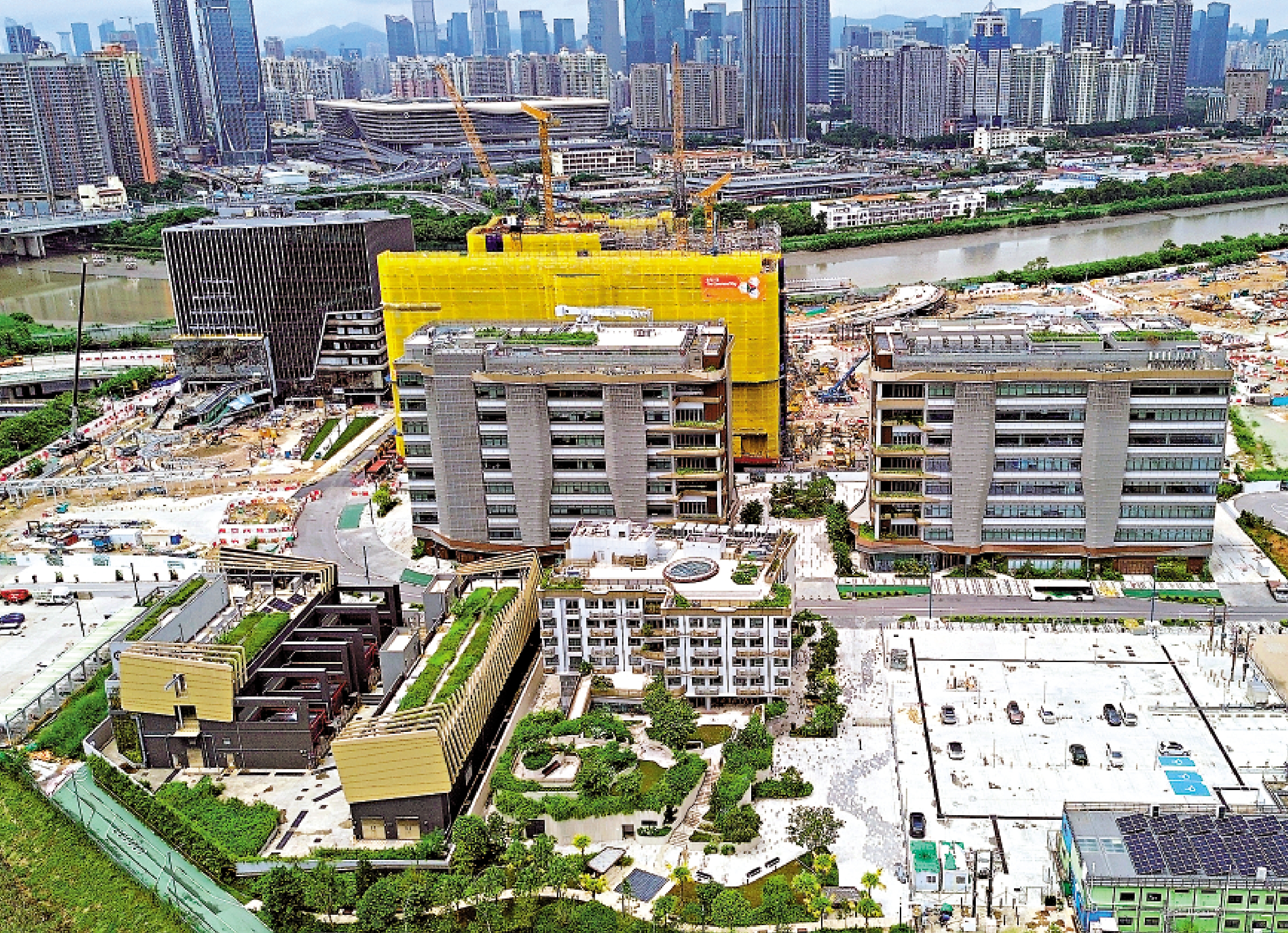 　　圖：生命健康研發院將於河套香港園區設立總院，另有三所由大學籌建的分院。\大公報記者林良堅攝