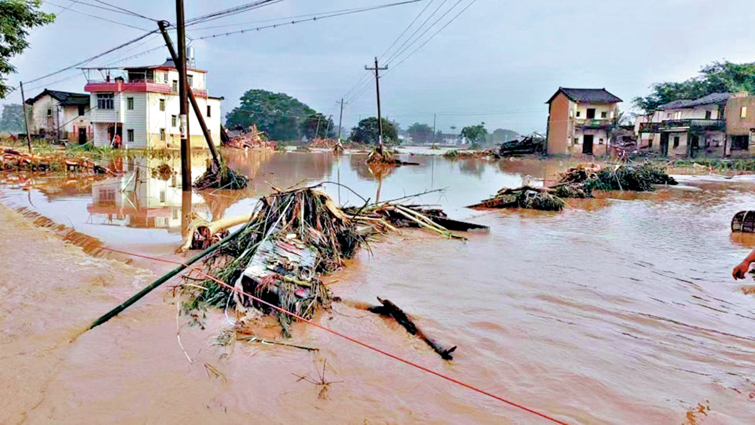 　　圖：中國東部及東南部近年多次因暴雨成災。\資料圖片