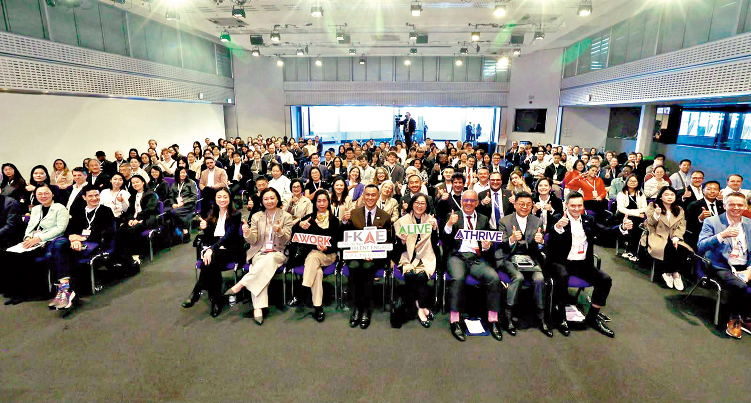 　　圖：大灣區專員日前訪問倫敦，宣傳香港優勢及灣區機遇。\政府新聞處