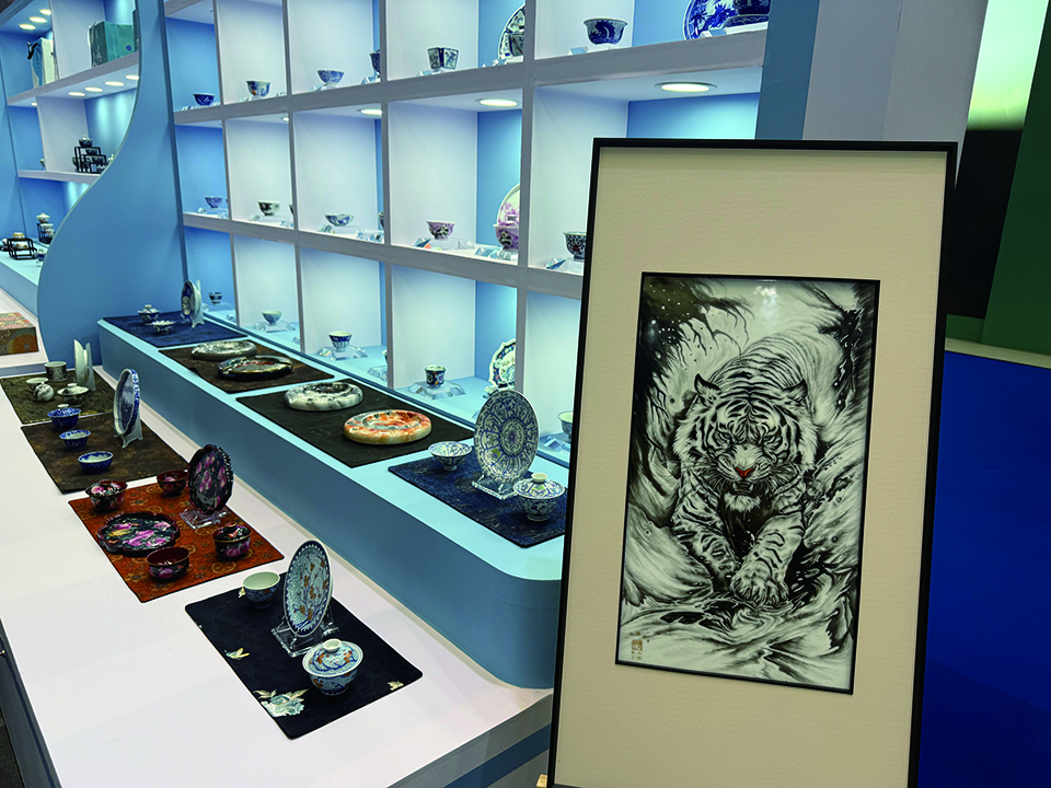 　　圖：瓷博會展區。