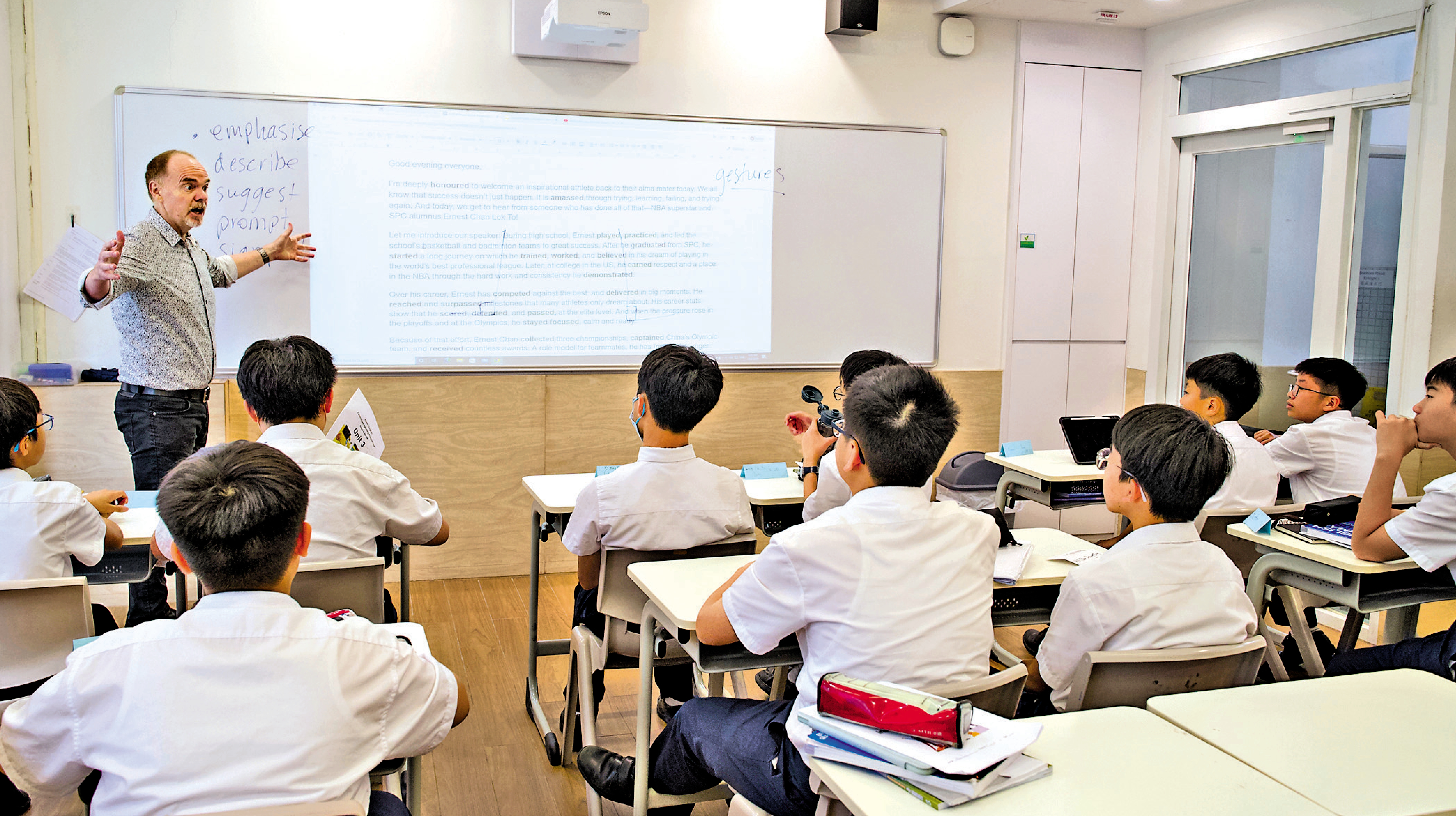 　　圖：教育局今年開始推行「直資擴容」，容許直資學校加大錄取持學生簽證的非本地學生。\資料圖片