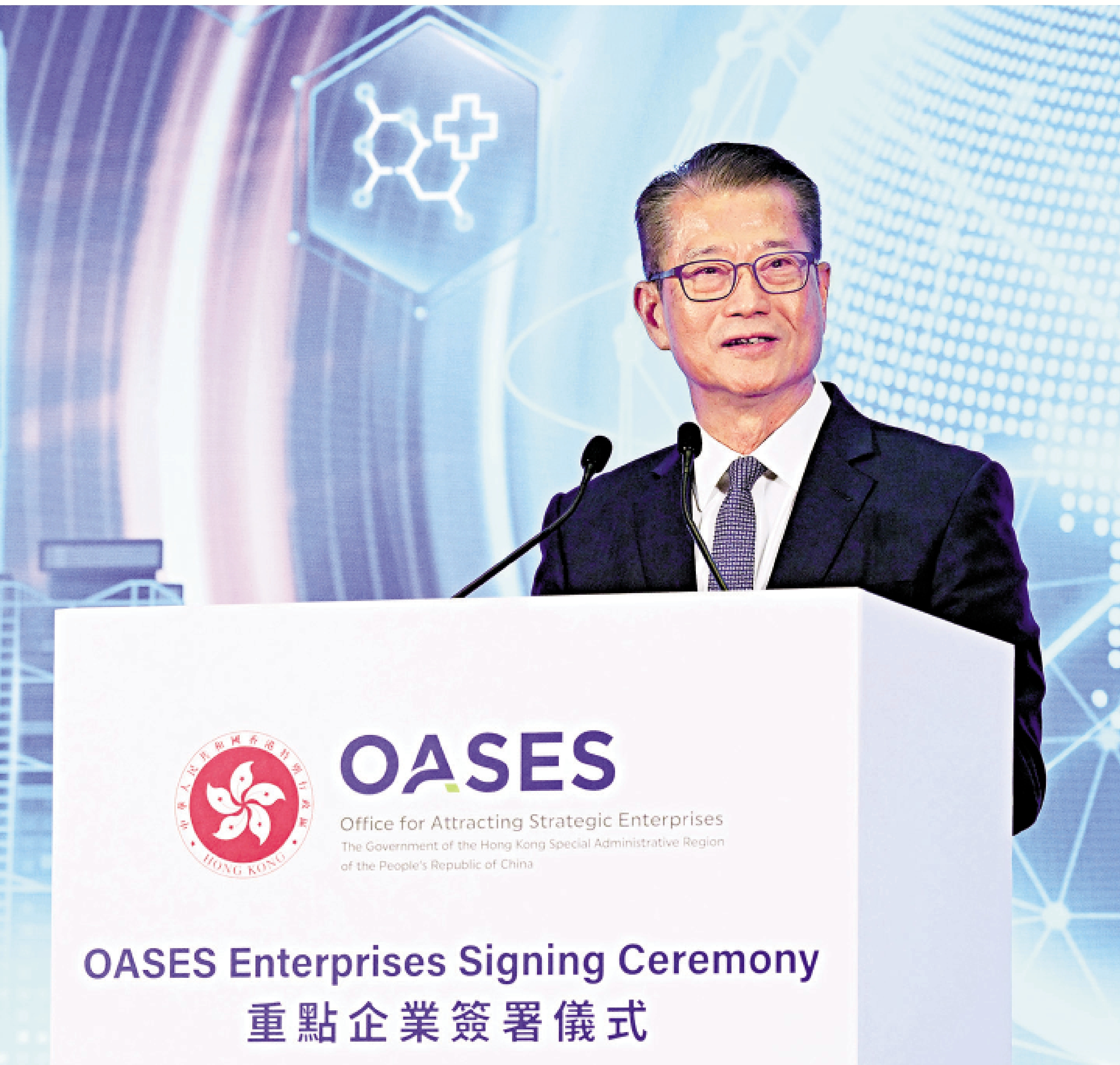 　　圖：陳茂波表示，本港零售業表現已連續16個月錄得上升。\陳茂波網誌圖片