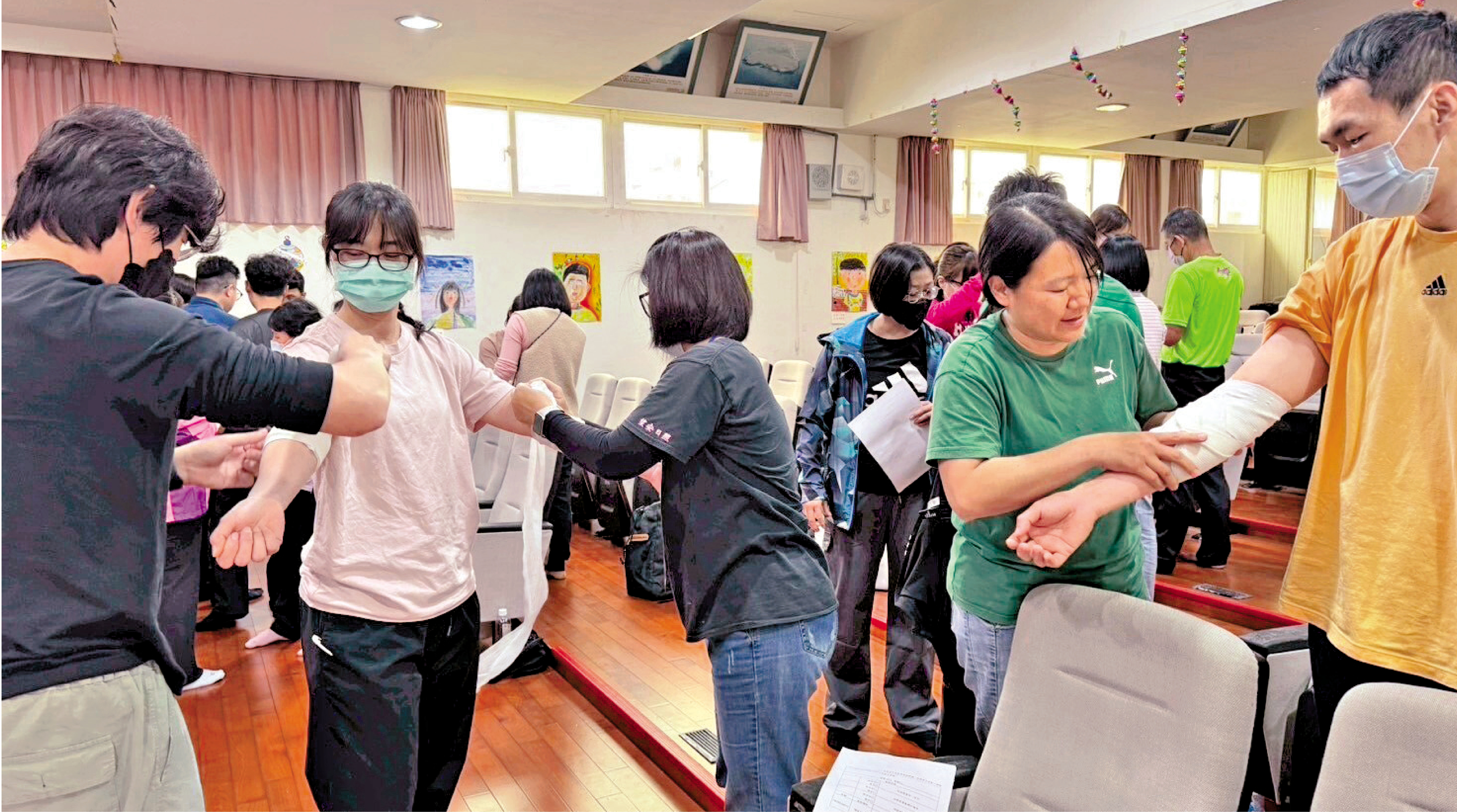 　　圖：台灣民眾憂慮台當局所謂「防災士培訓」變成「民兵培訓」。圖為澎湖縣政府舉辦防災士培訓。\資料圖片
