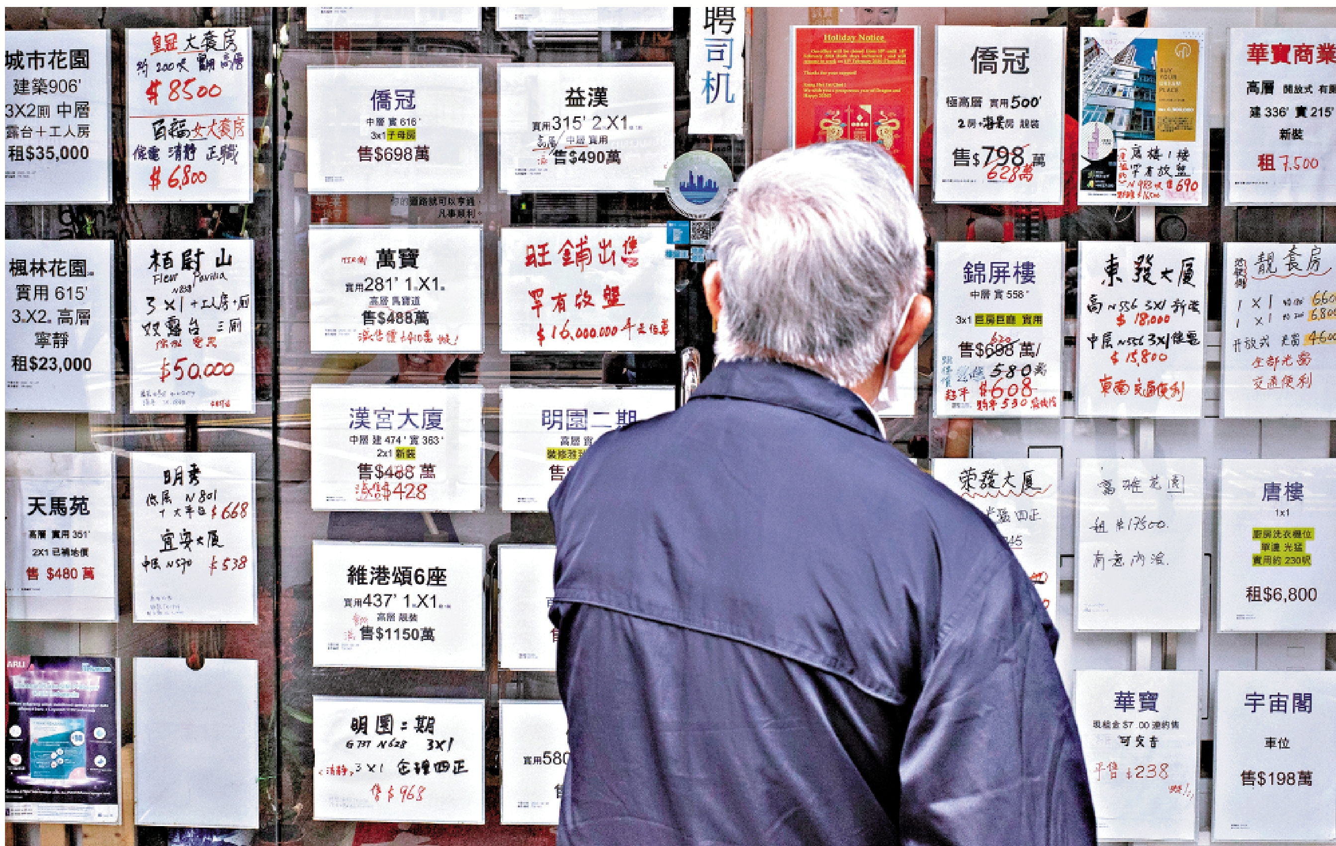 　　圖：香港不少人士步向退休，對穩定的租金收入需求也愈來愈大。\資料圖片
