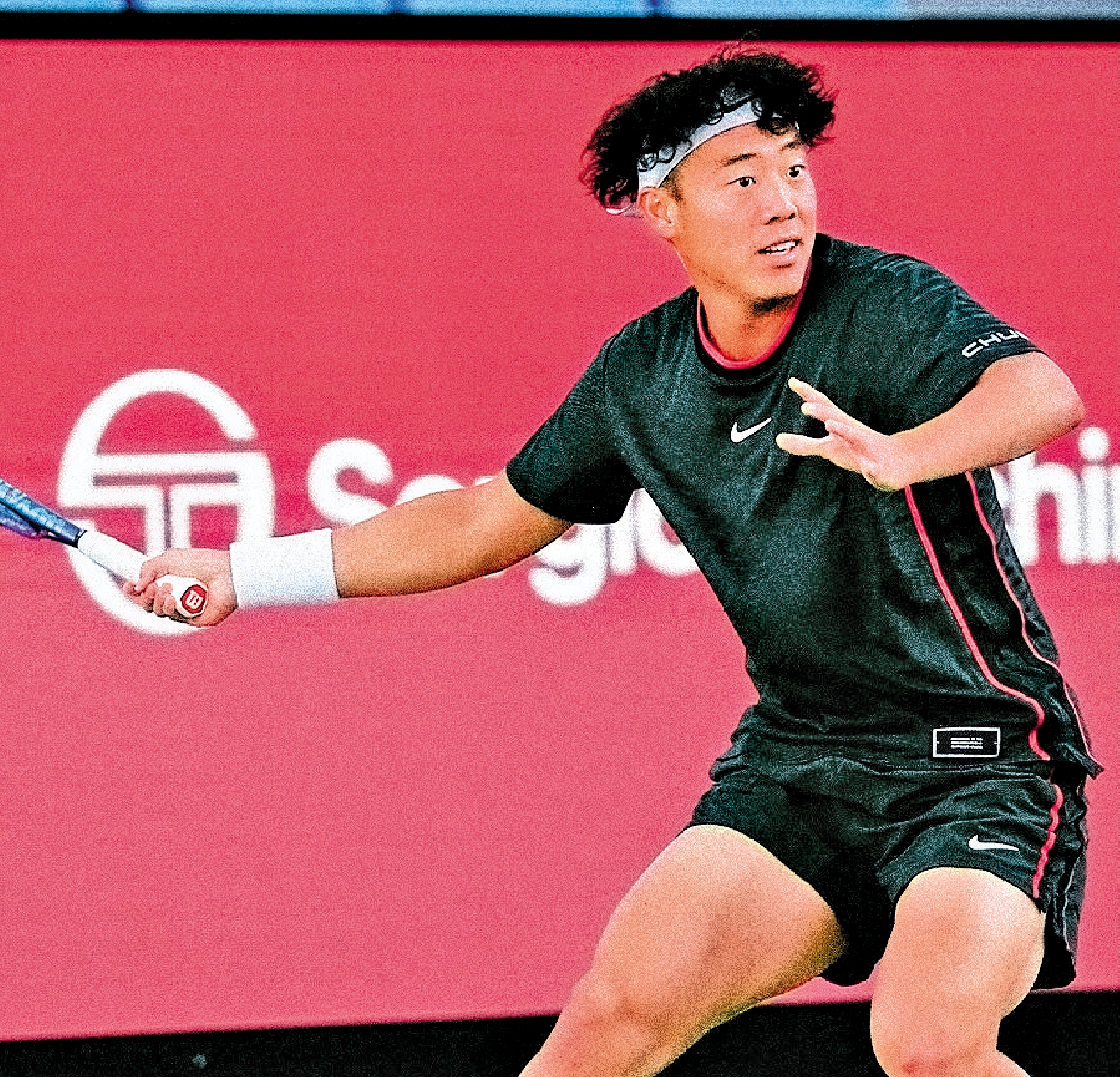 　　圖：黃澤林越戰越勇。\ATP圖片