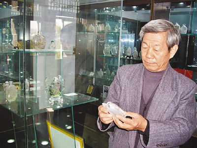 　■山東博山陶瓷琉璃藝術研究院院長王孝誠。