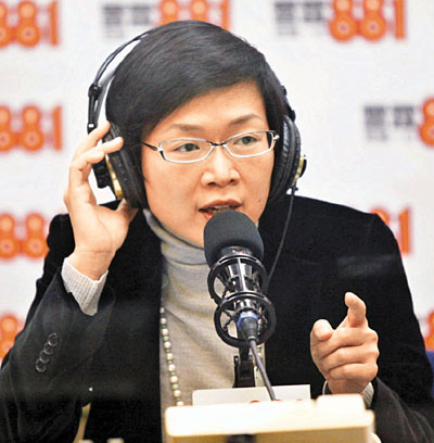 　■許曉暉希望市民將目光放在對體育發展的推動上。	香港文匯報記者曾慶威  攝