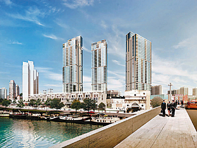 　■「皇冠上的明珠」——蘇河灣一號街坊效果圖