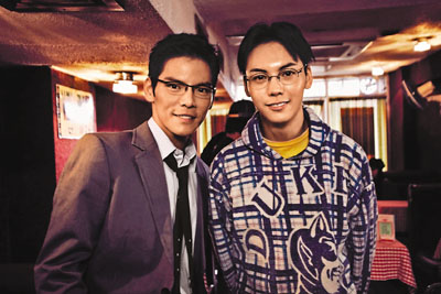 ■向佐與陳偉霆相貌酷似,據說向太也辨不出。