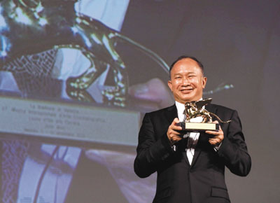 　■吳宇森獲得威尼斯「終身成就金獅獎」，真是華人之光。