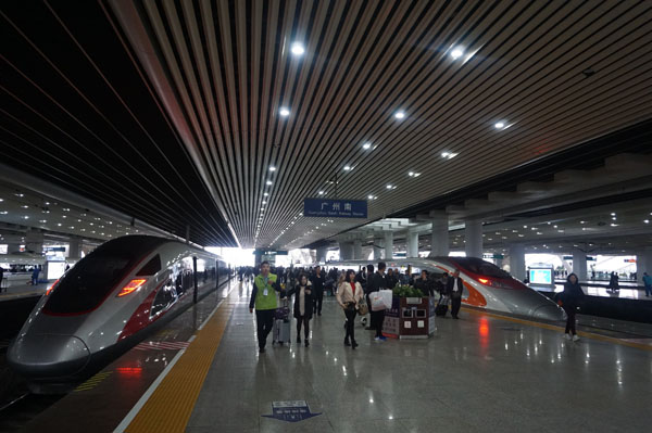 ■廣州高鐵將由目前集中在廣州南站，變成覆蓋全市共14個站的高鐵樞紐群。 資料圖片
