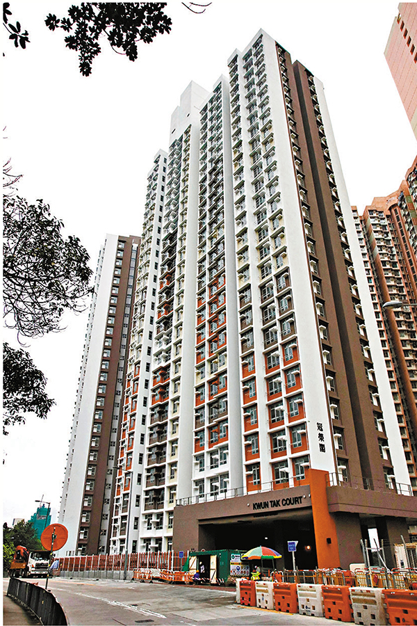 ■「居屋樓王」的何文田冠德苑，603個單位率先售罄。 資料圖片