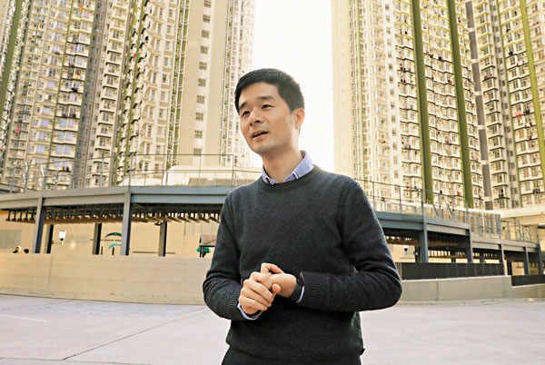 ■2015年開始，許有為已在安達�h接觸居民。 香港文匯報記者  攝