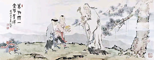 ■《萬物齊一 金鼠呈祥》作品