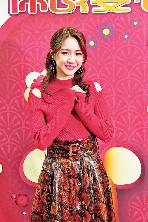 ■ 談到新年新展望，Hana稱以事業為重。