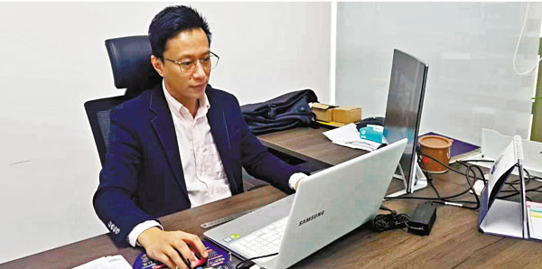 ■梁子斌指初創企業並不需要特別的優待，針對性的普惠措施已足夠。 受訪者供圖