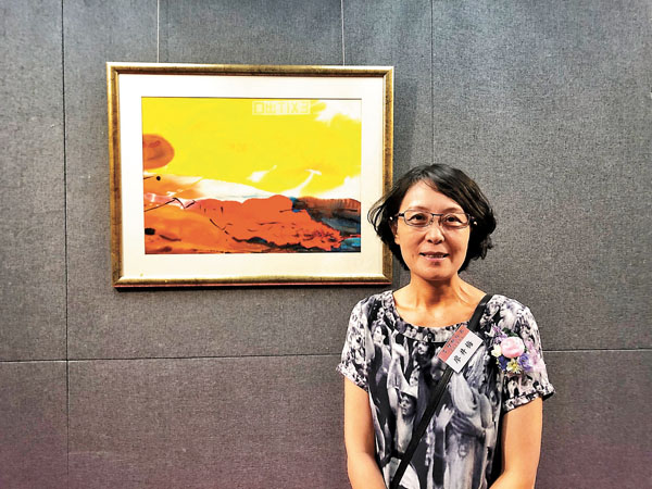 ■廖井梅透過作品表達對生命的敬畏。