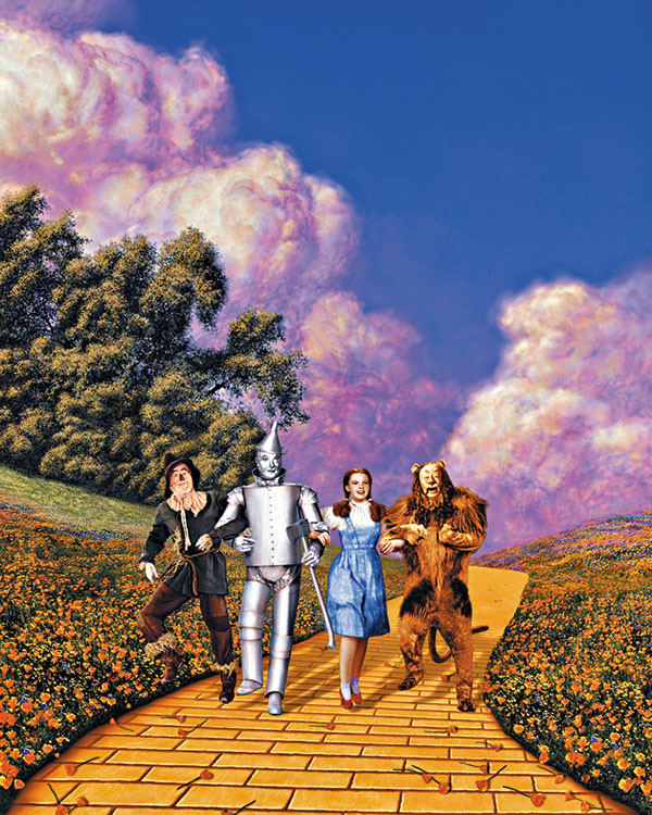 ■桃樂絲和三位朋友展開冒險之旅。