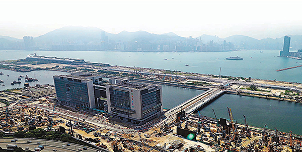 ■高銀指，收到一名獨立第3方有條件要約，收購旗下啟德4B區4號地盤。香港文匯報記者  攝