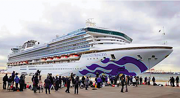 ■再有鑽石公主號確診港人病逝。 資料圖片