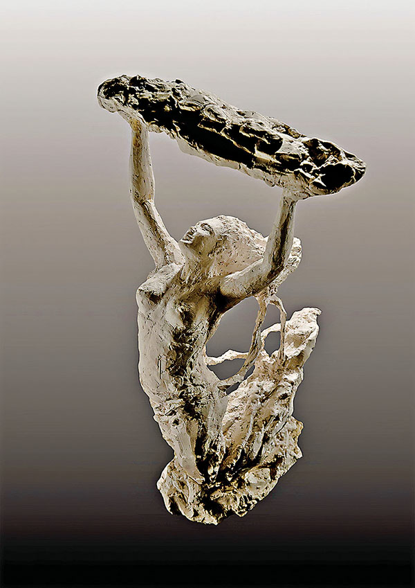 ■著名雕塑家、畫家袁熙坤雕塑作品《女媧補天》