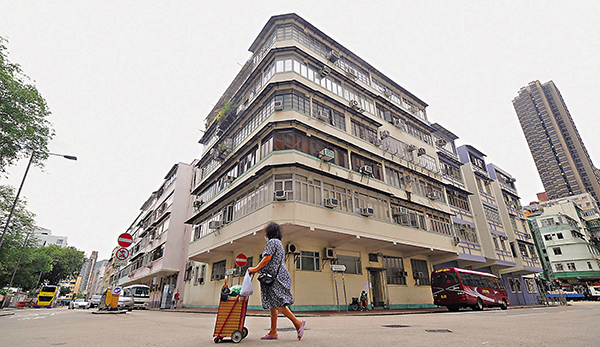 ■盛德街/馬頭涌道項目鄰近港鐵宋皇臺站，地盤總面積約5.5萬方呎。 香港文匯報記者  攝