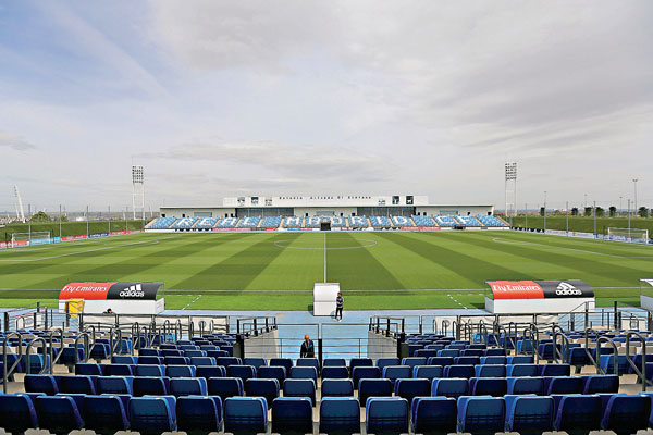 ■皇馬B隊的迪史堤芬奴球場，只能坐數千名觀眾。  路透社