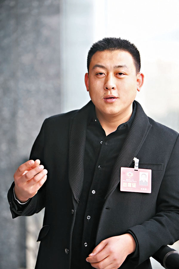 濟南野風酥食品有限公司總經理劉俊強。