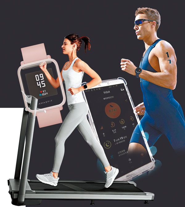 ■現在大家做運動，都會佩戴智能手錶及連接相關健康程式，以監控運動數據。