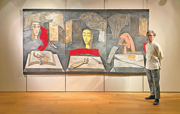 ■張頌仁認為歷史是張曉剛沉重的包袱。