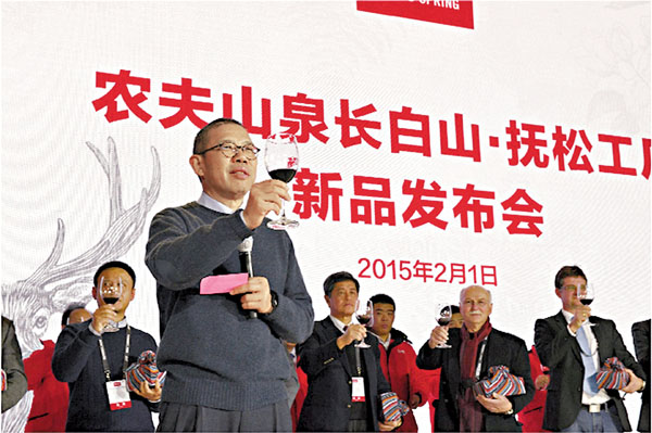 ■ 農夫山泉上市後，鍾睒睒身家可高達1,300億元，將成為中國第三大富翁。資料圖片