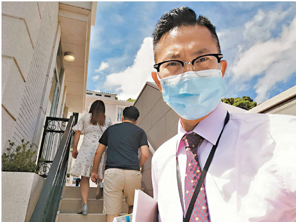 ■ 大埔經紀羅建華會在睇樓視頻加入不少創作念頭，增加趣味。