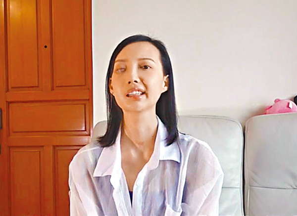 ■ 李明蔚感謝有心人的幫助。 