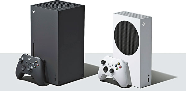 ■白色的Xbox Series S以低價格搶灘。