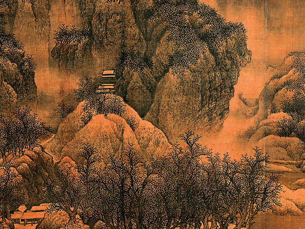 ■《雪景寒林圖》真跡。資料圖片