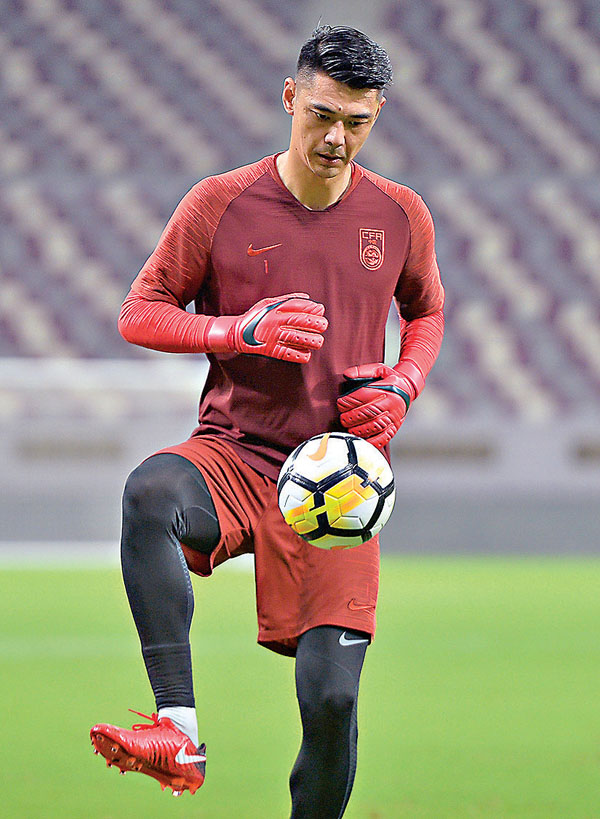 ■曾誠重返國足訓練名單。  新華社