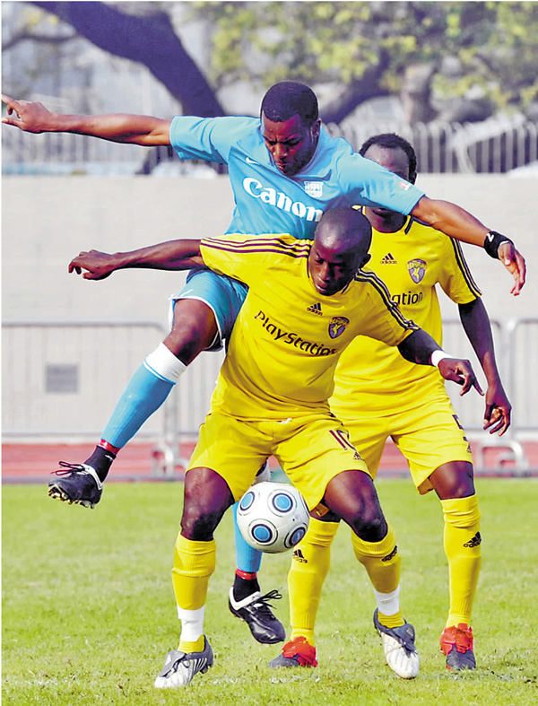 ■ 2010年，黃衫的飛馬以元朗大球場為主場。 資料圖片