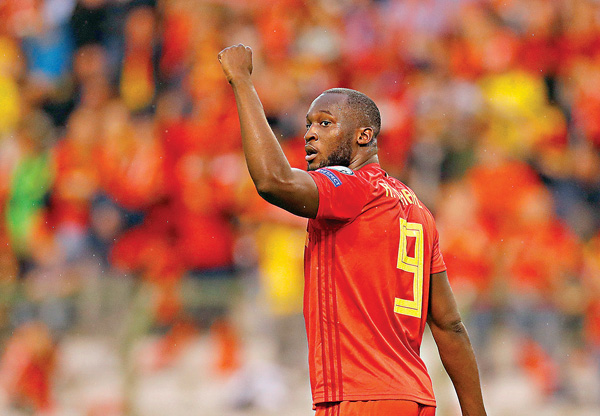 ■比利時箭頭盧卡古狀態甚佳。 路透社