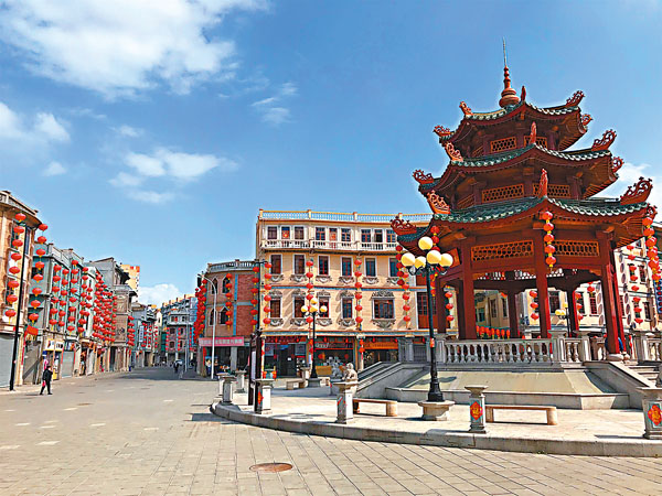 ■汕頭小公園開埠區騎樓群。香港文匯報記者方俊明  攝