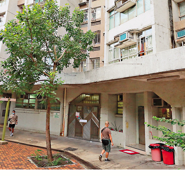 ■染疫社工任職於香港心理衞生會李鄭屋宿舍。 香港文匯報記者 攝
