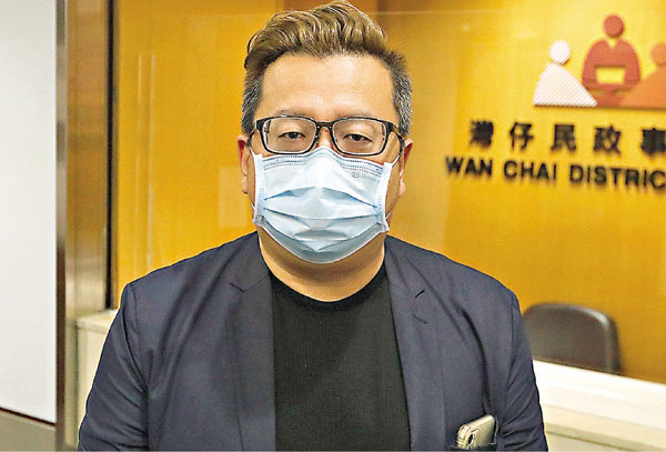 ■黃宏泰批評攬炒派連犯低級錯誤。 香港文匯報記者  攝