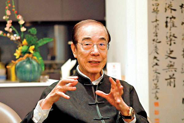 ■楊孫西談起藝術時總表現得興奮雀躍。