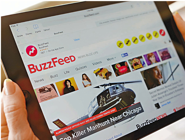 ■ Buzzfeed宣布收購Verizon旗下《赫芬頓郵報》。 美聯社