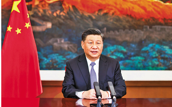 ■ 昨日，國家主席習近平在第十七屆中國－東盟博覽會和中國－東盟商務與投資峰會開幕式上致辭。新華社