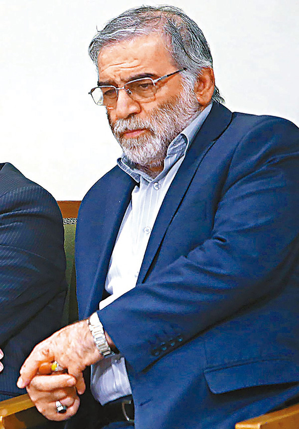 ■遇害的法克里扎德。 美聯社