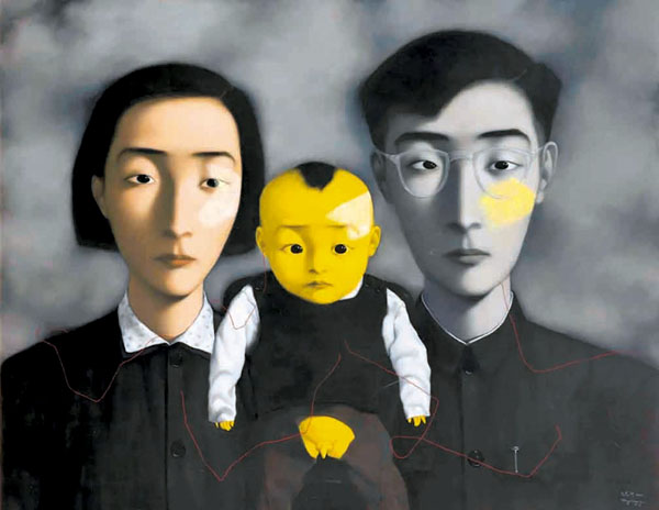 ■張曉剛《血緣—大家庭2號》 ，成交價為9,803.5萬港元。