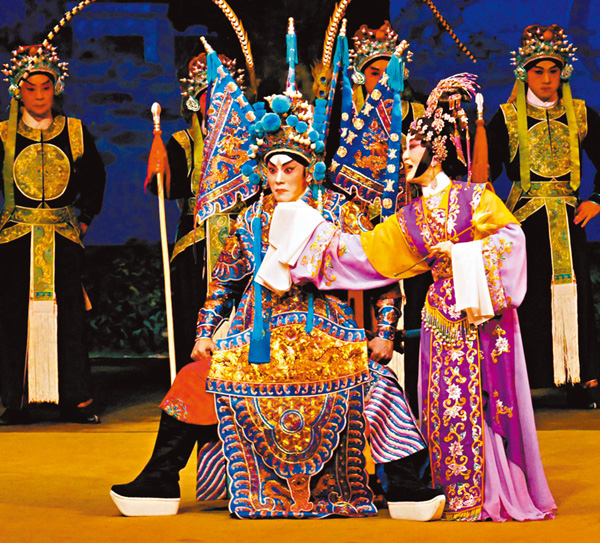 ■樂昌公主情挑楊越大將軍（梁兆明飾）。