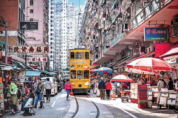 ■北角春秧街街市。 香港文匯報資料圖片