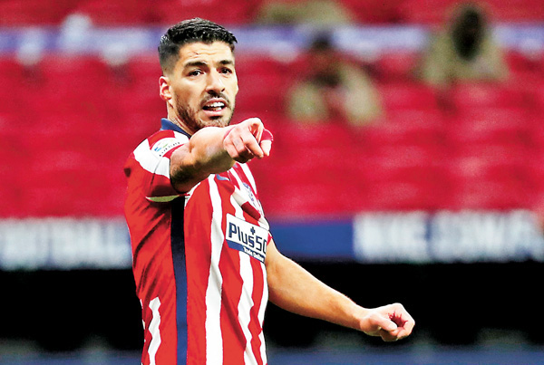 ●從巴塞隆拿來投的蘇亞雷斯上仗為馬體會一箭定江山。 路透社