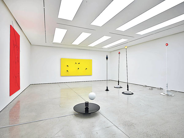 ●塔基斯作品展現場。c the artist. Photo c White Cube (Kitmin Lee)供圖